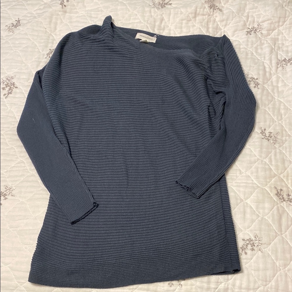 Treasure & Bond Slate Ribbed Top
